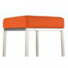 2er Set Barhocker Montreal 80 Kunstleder edelstahl