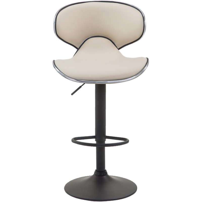 2er Set Barhocker Las Vegas V2 Kunstleder schwarz