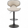 2er Set Barhocker Las Vegas V2 Kunstleder schwarz