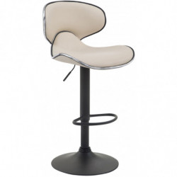 2er Set Barhocker Las Vegas V2 Kunstleder schwarz