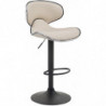 2er Set Barhocker Las Vegas V2 Kunstleder schwarz