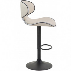 2er Set Barhocker Las Vegas V2 Kunstleder schwarz