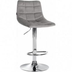 Barhocker Jerry Samt chrom