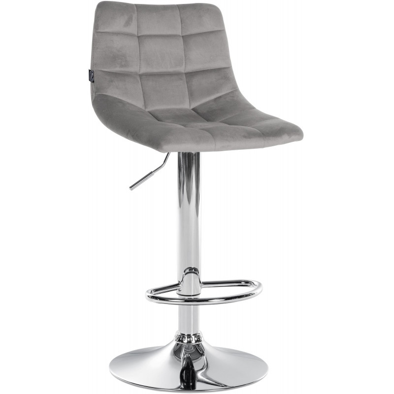 Barhocker Jerry Samt chrom
