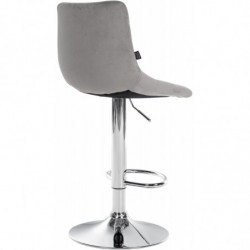 Barhocker Jerry Samt chrom