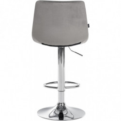 Barhocker Jerry Samt chrom