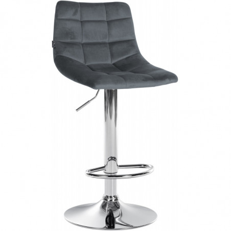 Barhocker Jerry Samt chrom