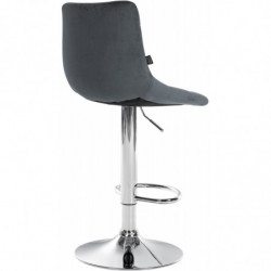 Barhocker Jerry Samt chrom
