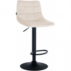 Barhocker Jerry Samt schwarz