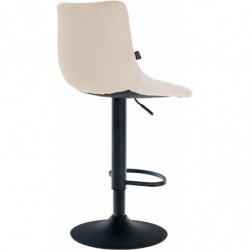 Barhocker Jerry Samt schwarz