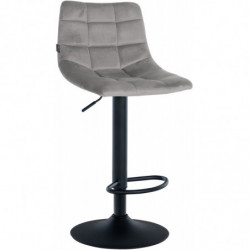 Barhocker Jerry Samt schwarz