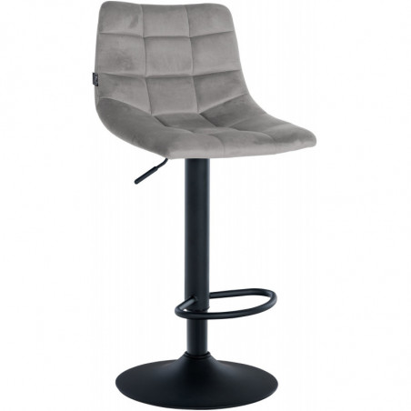 Barhocker Jerry Samt schwarz