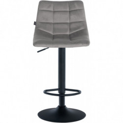 Barhocker Jerry Samt schwarz