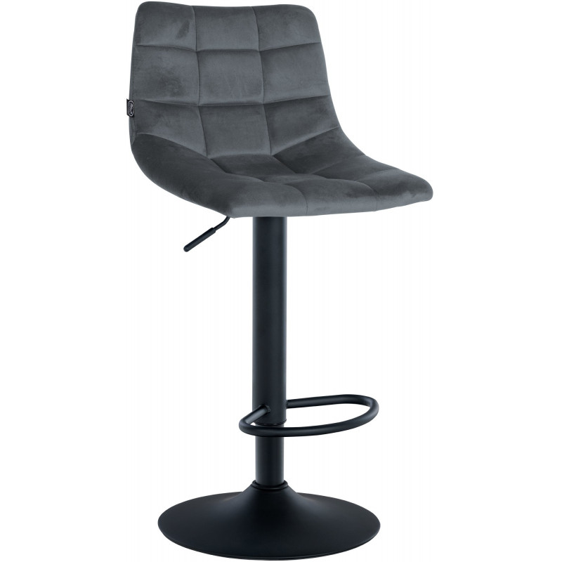 Barhocker Jerry Samt schwarz