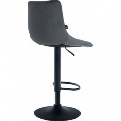 Barhocker Jerry Samt schwarz