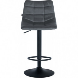 Barhocker Jerry Samt schwarz