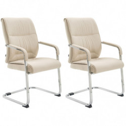 2er Set Freischwinger XXL Anubis Stoff