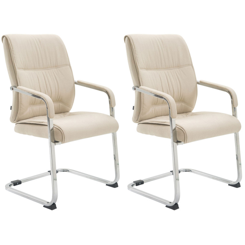 2er Set Freischwinger XXL Anubis Stoff