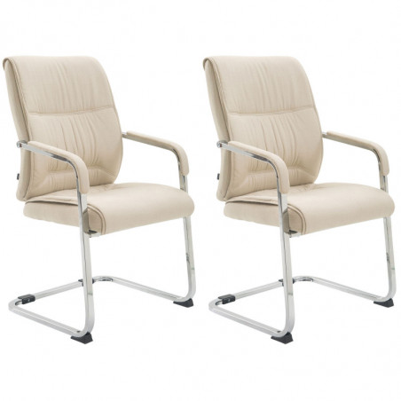 2er Set Freischwinger XXL Anubis Stoff