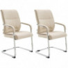 2er Set Freischwinger XXL Anubis Stoff