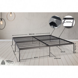 Metallbett Fargo 200x200x42 cm