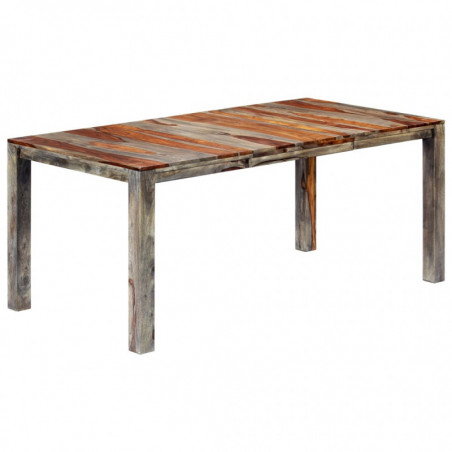 Esstisch Grau 180 x 90 x 76 cm Massivholz