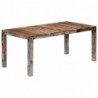 Esstisch Grau 180 x 90 x 76 cm Massivholz