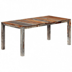 Esstisch Grau 180 x 90 x 76 cm Massivholz