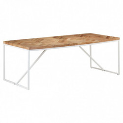 Esstisch 200x90x76 cm Massivholz Akazie und Mango