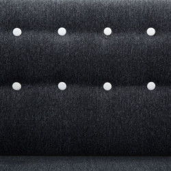 Sofa L-Form Stoff 171,5x138x81,5 cm Dunkelgrau