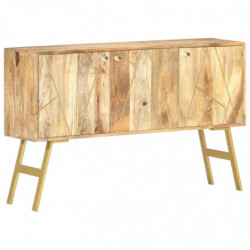 Sideboard 118x30x75 cm Massivholz Mango
