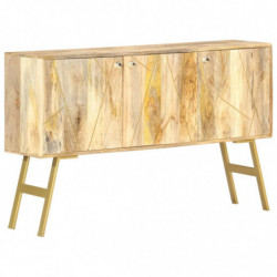 Sideboard 118x30x75 cm Massivholz Mango