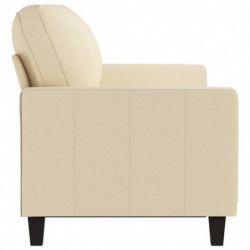 3-Sitzer-Sofa Creme 180 cm Stoff