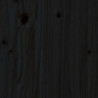 Etagenbett Schwarz 90x200 cm Massivholz Kiefer